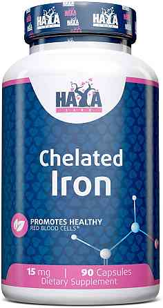 Железо Haya Labs Chelated Iron 15 mg 90 caps Луцьк