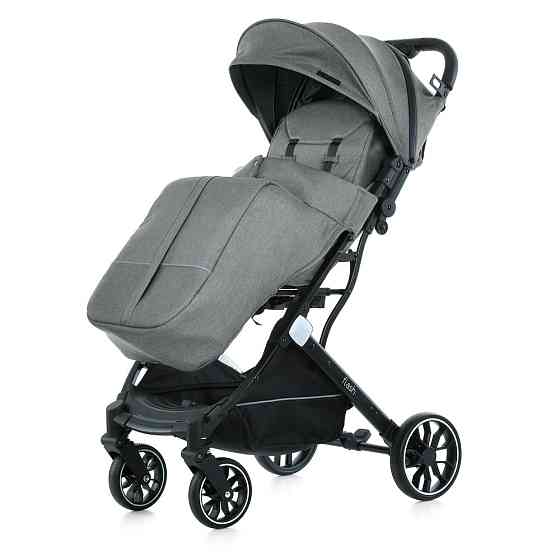 Коляска дитяча FLASH Stone Gray прогулянкова з чохлом на ніжки Темна-Сіра (M 5727-1) Чернігів