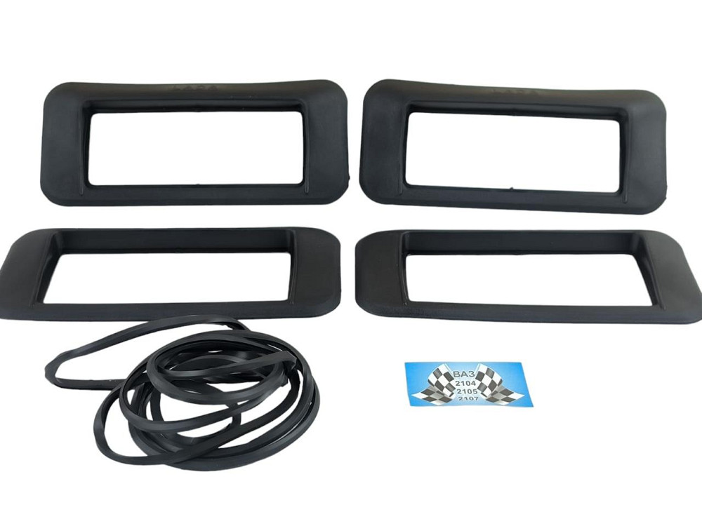 Накладка ручку 2104, 2105, 2107 відкрита з резинками (к-кт 4шт) Мукачево - фото 2