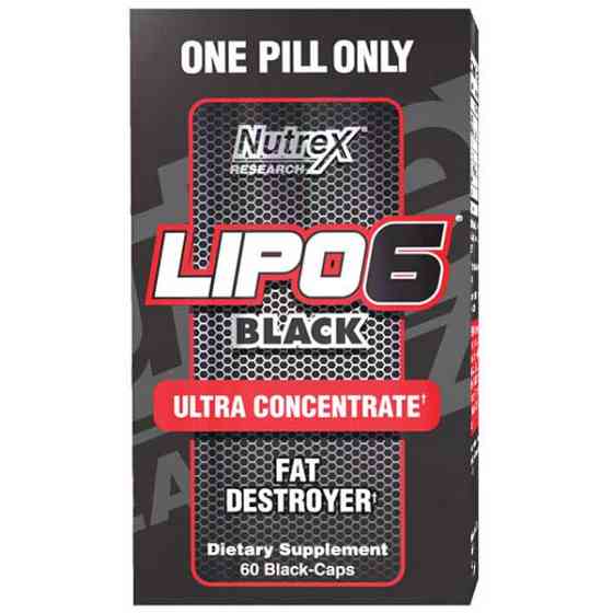 Жироспалювач Nutrex Lipo-6 Black Ultra Concentrate 60 caps Луцьк