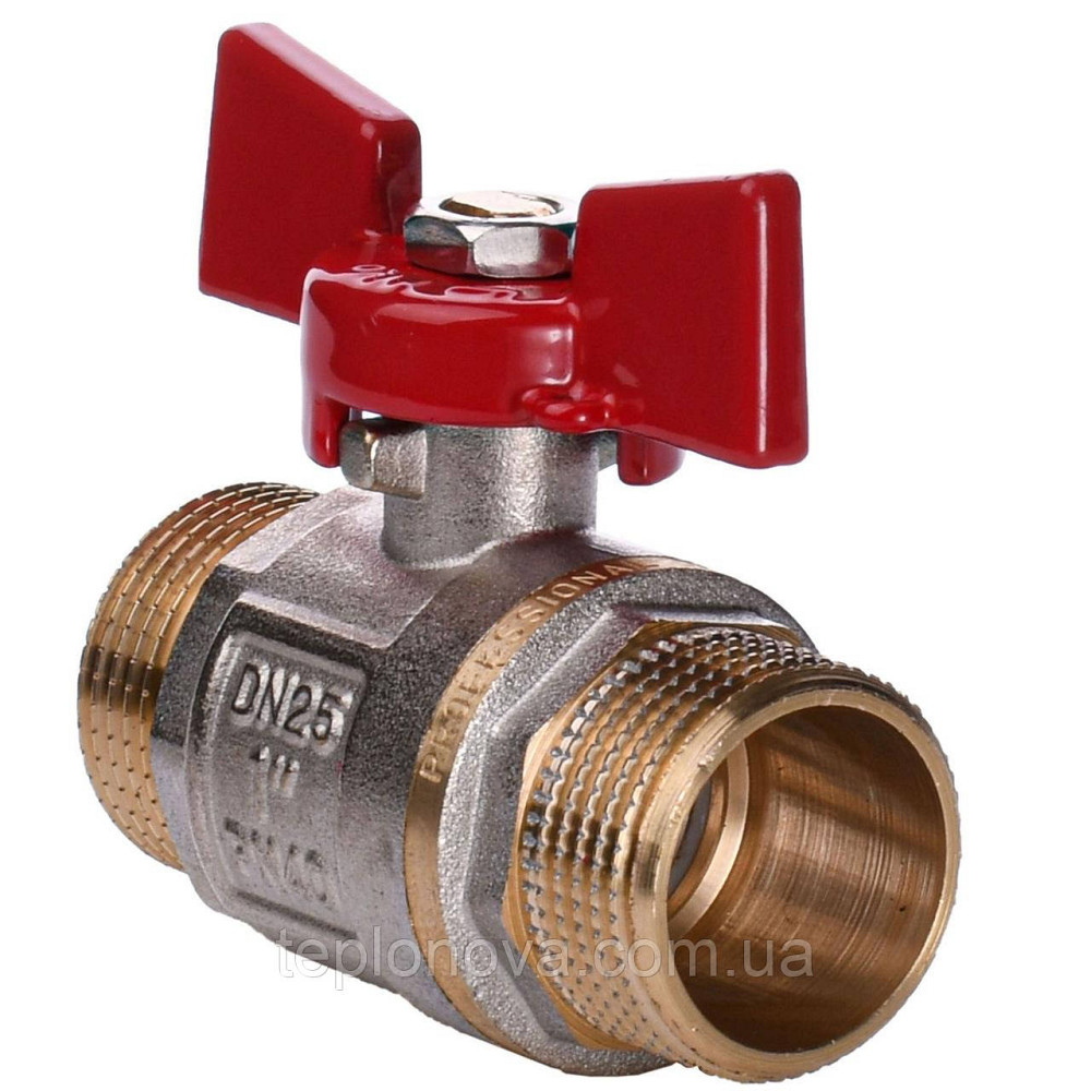 Кран шаровый прямой Q PROFESSIONAL 1″ НН КБ PN40 Q153 Черновцы - изображение 3