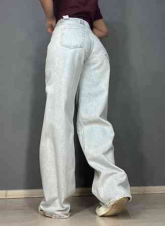 Джинсы женские Twin 1268-455 palazzo jeans широкие скошенный боковой шов палаццо высокая талия светл Одесса