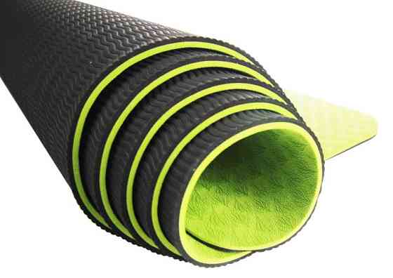 Коврик для йоги та фітнесу U-POWEX TPE Yoga mat Green/Black (183х61х0.6) Кам'янське