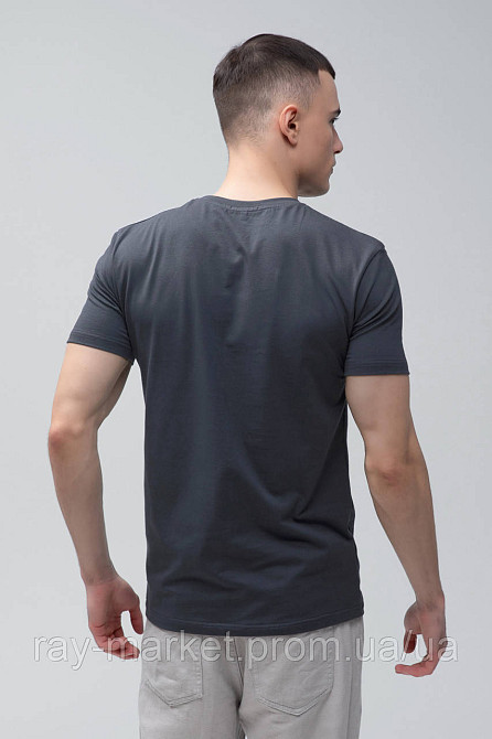 Футболка базова Ray Premium Fit чоловіча темно-сіра (U0102-Dark Grey) XL Київ - фото 12