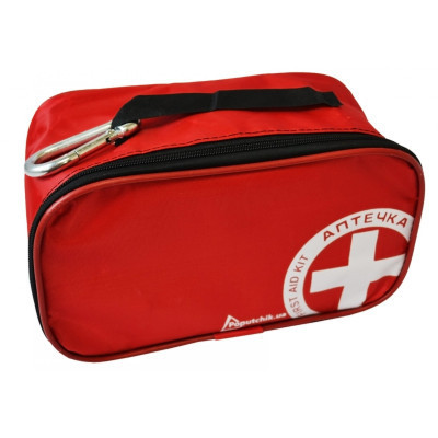 Автомобильная аптечка Poputchik в поход по ТУ футляр мягкий красный 25х12х15 + карабин (02-038-М) Винница - изображение 3