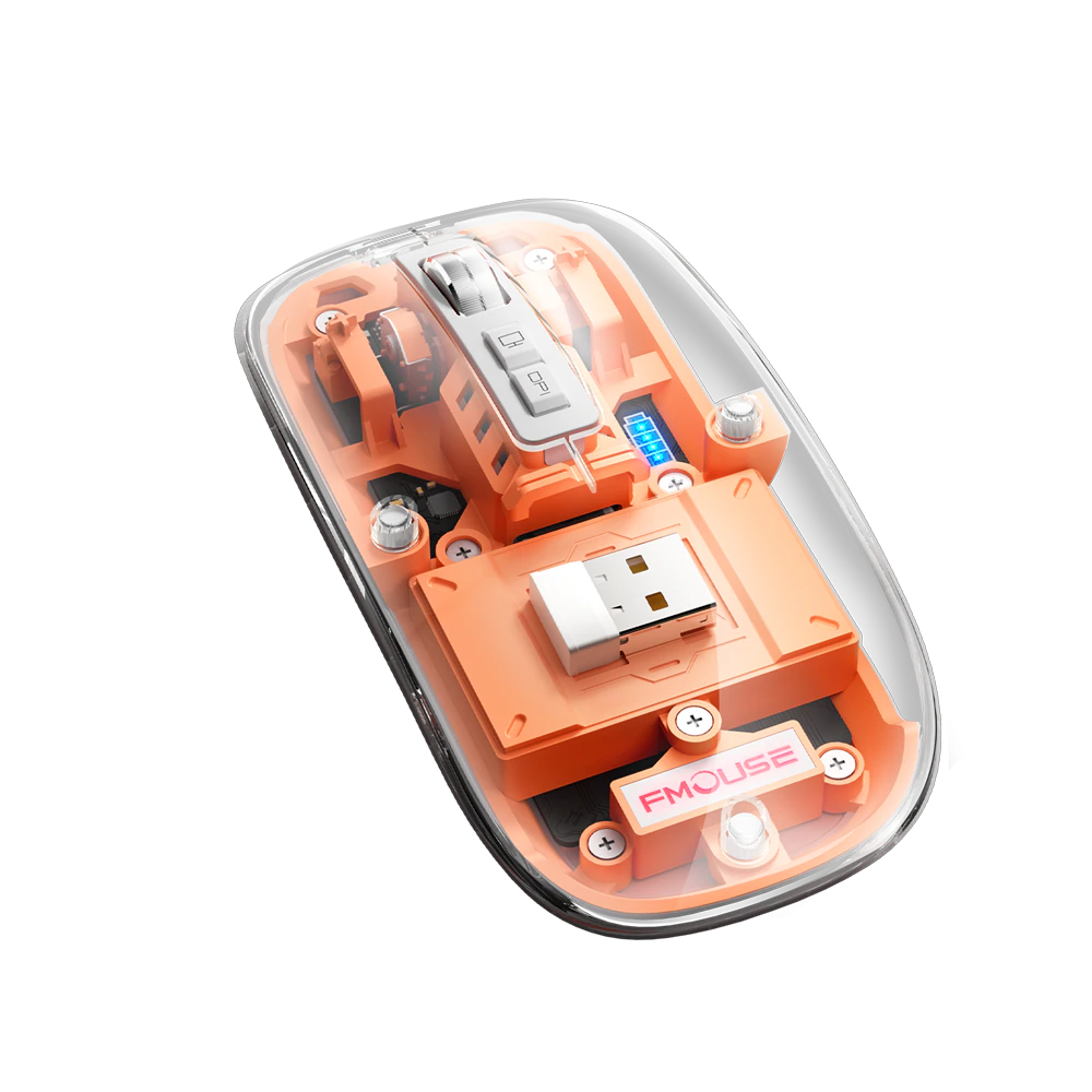 Бездротова миша FMouse M133 2.4 ГГц RGB (акумуляторна) Київ - фото 3