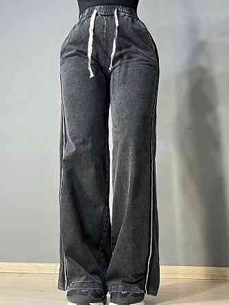 Штани спортивні жіночі Yingguoxiang 2015 кльош варені з лампасом чорні, чорний, 33 Київ