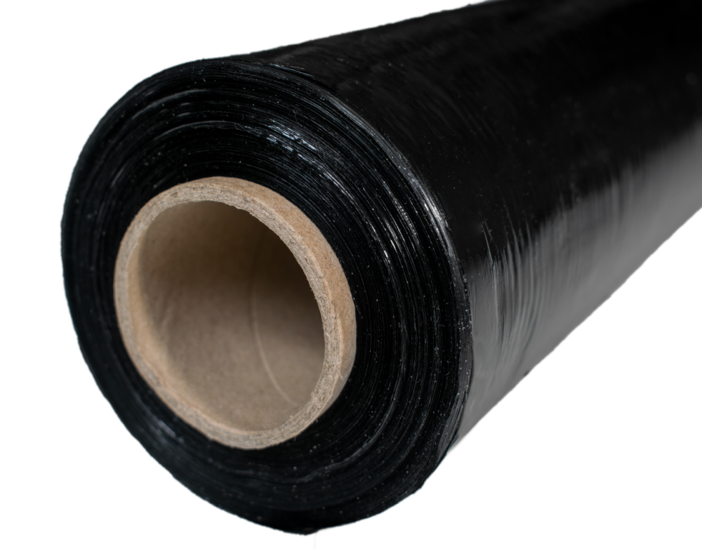 Стрейч черный 25см 1 кг (20 мкм) Днепр - изображение 7