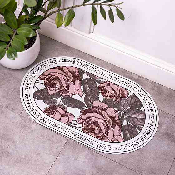 Jiamat Діатомітовий овальний килимок Sentences 38×58 (см) вологопоглинальнючий HP-42-60 Коломия