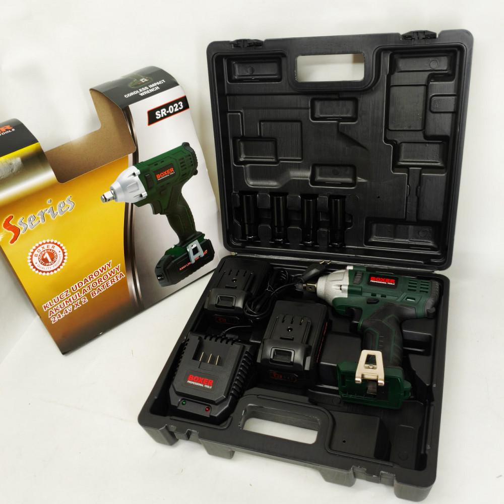 Гайковерт професійний акумуляторний 2400 об/хв Boxer SR-023 для автосервісу YB-75 Львів - фото 3