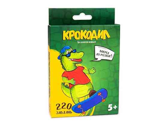 Настольная игра Крокодил развлекательная (укр) 30339 ТМ STRATEG Киев