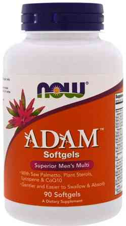 Мультивітаміни для чоловіків Now Foods Adam Men's Multi 90 гел капс Київ