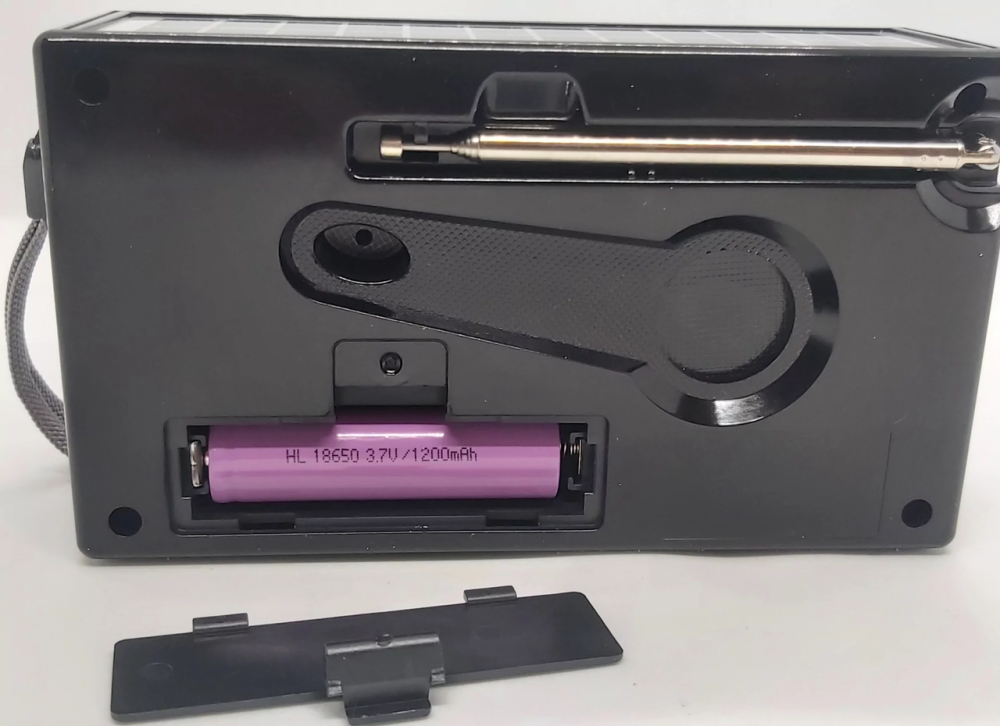 Портативний радіоприймач із сонячною панеллю та ліхтарем Waxiba XB-961U-S Вінниця - фото 3