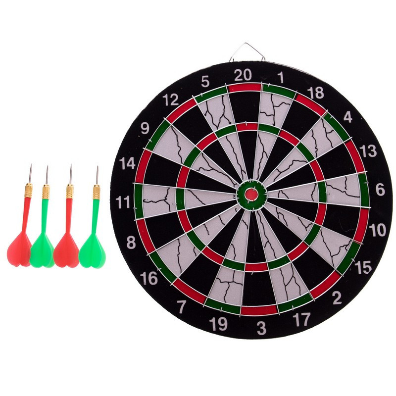 Мішень для гри в дартс Baili Flocked 17115 43 см Вишневе - фото 4