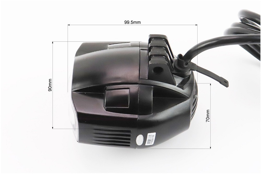 Фара додаткова світлодіодна вологозахисна - 3 LED з кріпленням, овальна 90*70мм Київ - фото 3