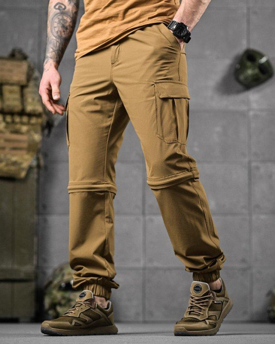 Тактические мужские летние штаны шорты кайот 48 р Одесса - изображение 5