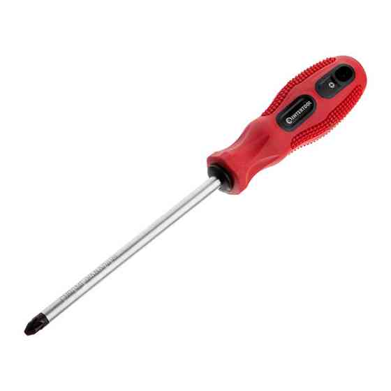 Викрутка хрестова, PZ3×150 мм, Cr-V INTERTOOL VT-3162 Киев