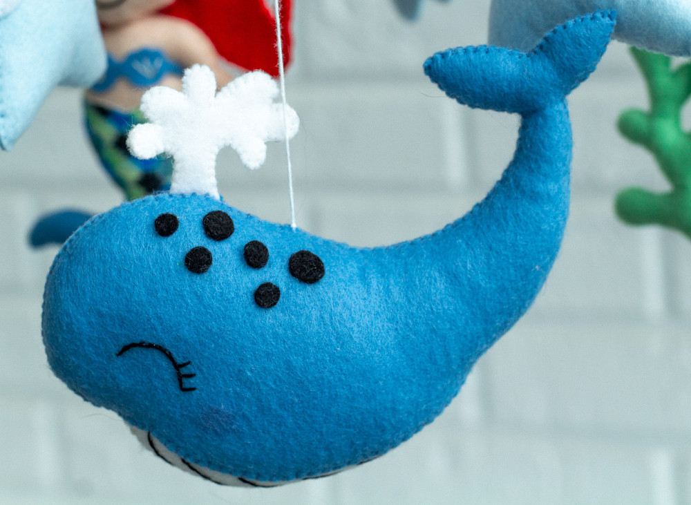 Мобіль на ліжечко WoollyFox «Русалонька» Київ - фото 10