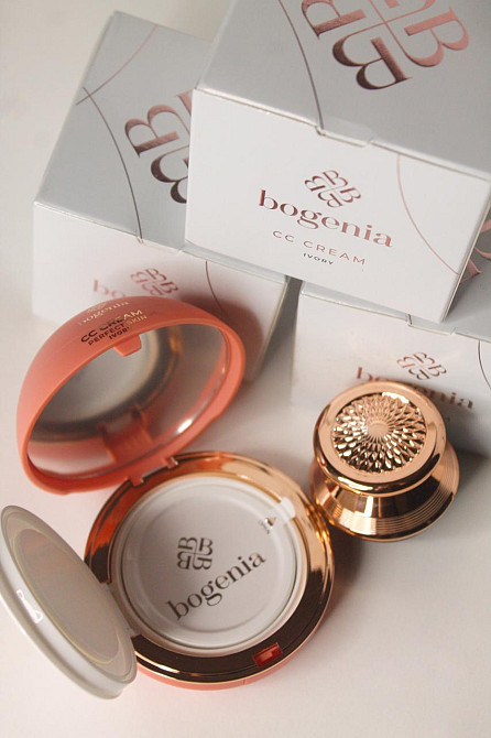 Тональный крем CC Bogenia Velvet тон Ivory Кушон Слоновая кость Запорожье - изображение 4