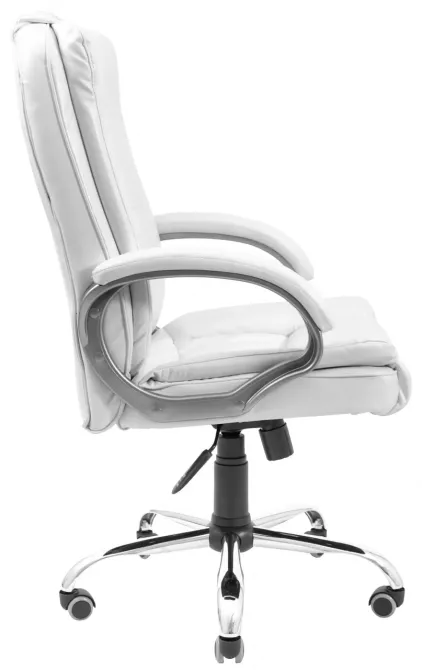 Офісне Крісло Керівника Richman California Rocky 01 Хром М1 Tilt Білий Київ - фото 3