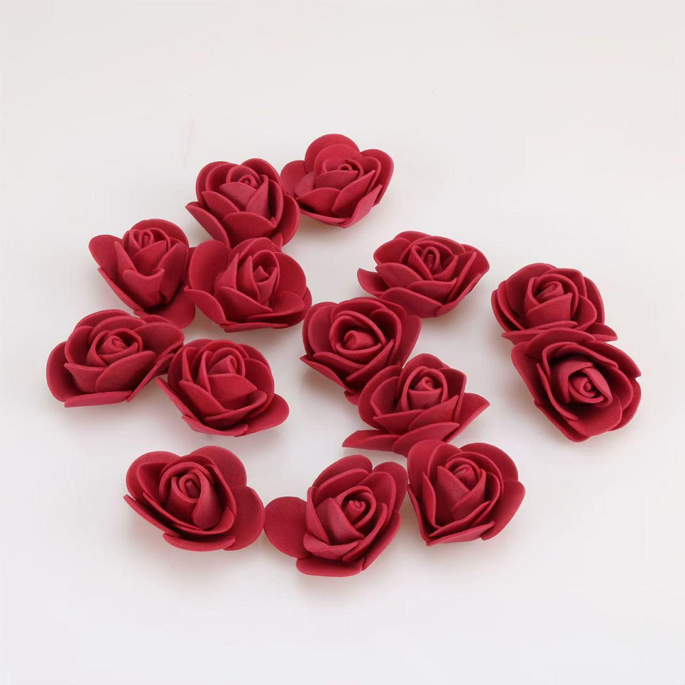 Квіточки для декору 50 штук 3 см бордовий Київ - фото 2