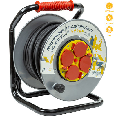 Сетевой удлинитель PowerPlant JY-20022/25, 25м (EX610525) Винница - изображение 1