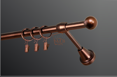 Карниз металевий КМ мідь Ø 16 мм 1, 3.0 Бровари - фото 1