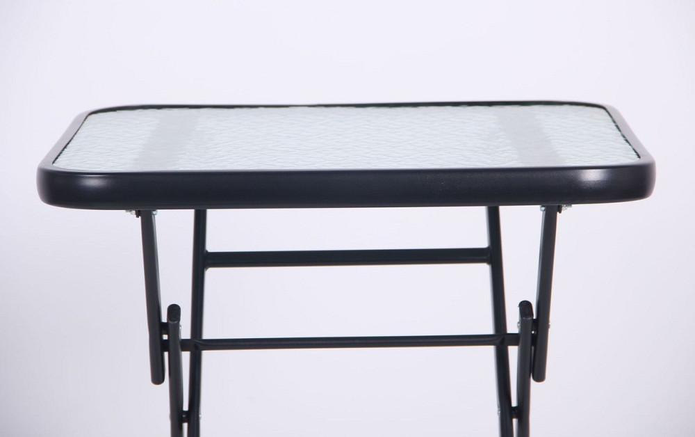 Садовий стіл складний Wave Скло Чорний Київ - фото 5