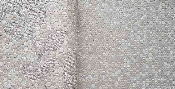 Шпалери вінілові на флізеліні AdaWall Signature1.06х10 квіти гілки листя структурні білі сірі сріблясті 3д Київ