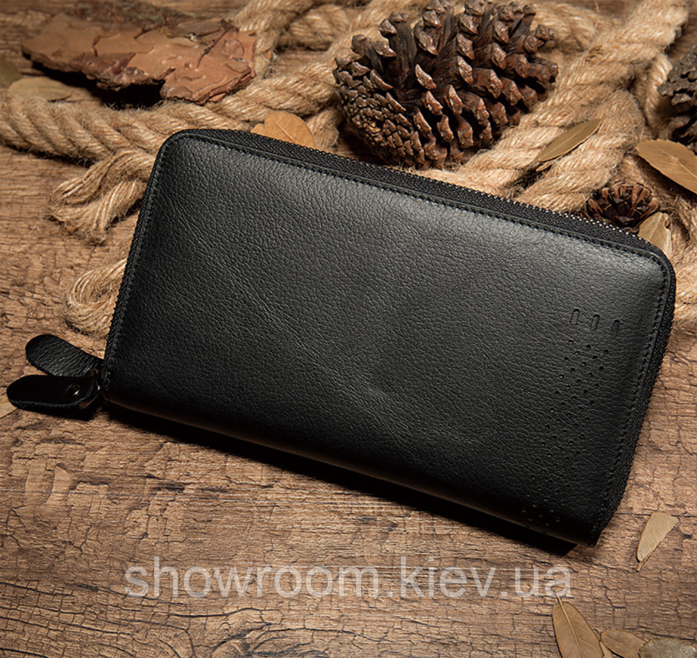 Чоловічий шкіряний клатч на два відділення Leather Collection (9072) Київ - фото 1