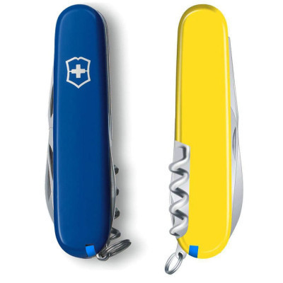 Ніж Victorinox Camper Ukraine 91 мм Синьо-жовтий (1.3613.2.8) Вінниця - фото 6