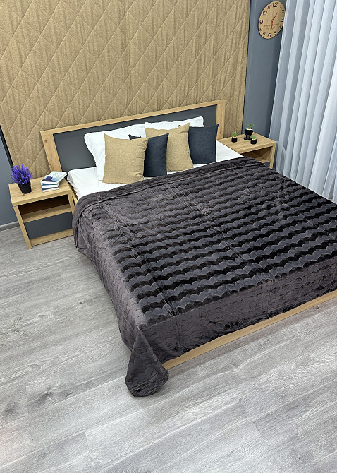 Плед-покривало 200х230 см (+-5см) Графітовий (87-251) Київ - фото 6