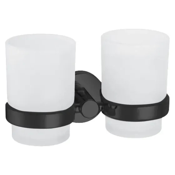 Стакан подвійний для зубних щіток VOLLE RONDA de la noche чорний Київ