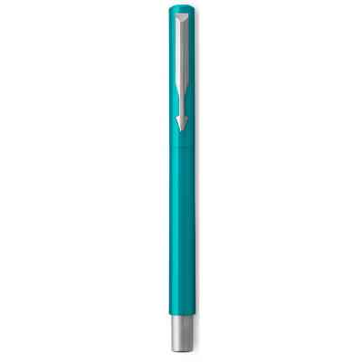 Ручка пір'яна Parker VECTOR 17 Blue-Green FP M Картриджі Parker Quink /5шт. сині змивані блістер (05 616b) Вінниця