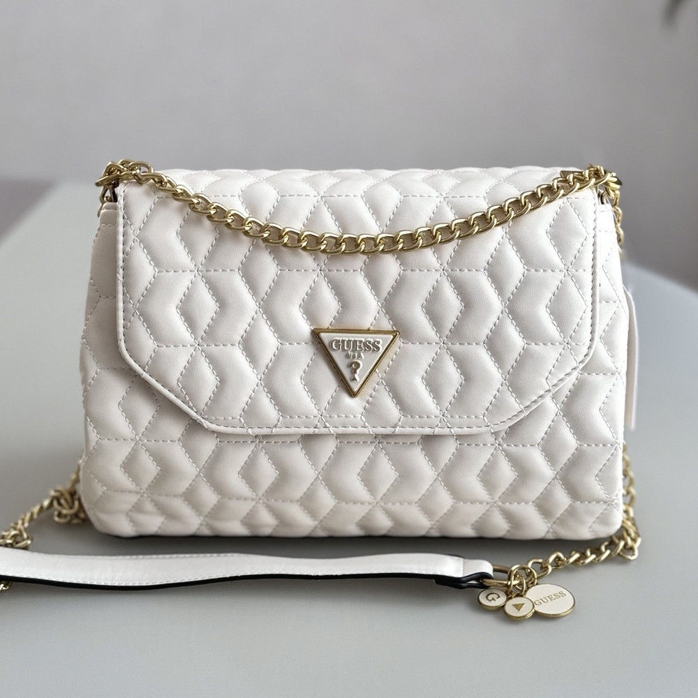 Женская сумочка Guess на плечо (787080) белая Киев - изображение 1