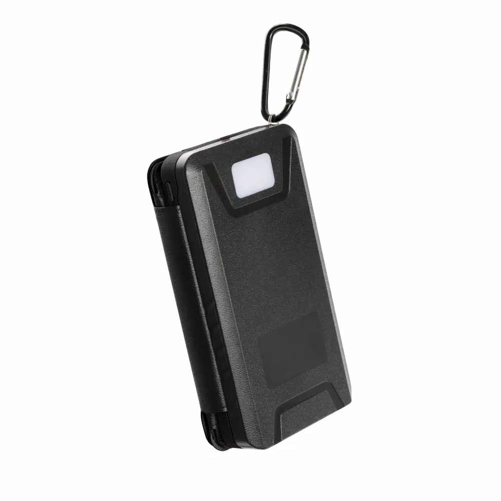 Универсальная зарядная батарея PowerBank iBattery YD-820S 26800mAh с солнечными панелями и фонариком (Черный) Винница - изображение 2