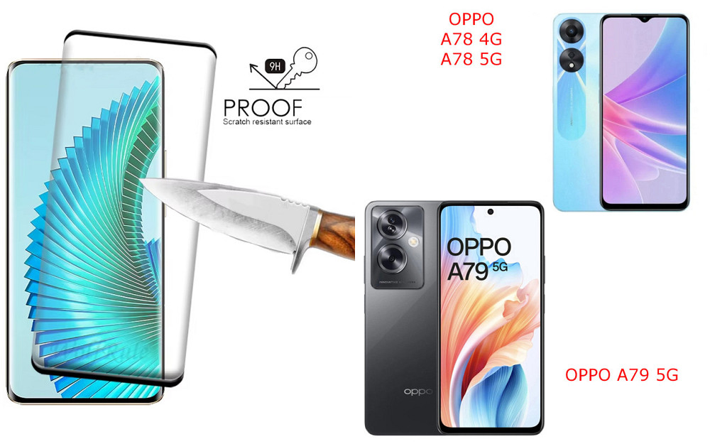 Захисне скло HyperGlass Pro для OPPO A78 4G, A78 5G, OPPO A79 5G – максимальна чутливість та захист Київ - фото 1
