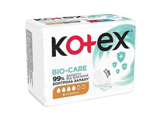 Прокладки гігієнічні денні 4к. 8шт Bio Care Normal ТМ Kotex Solmir Київ