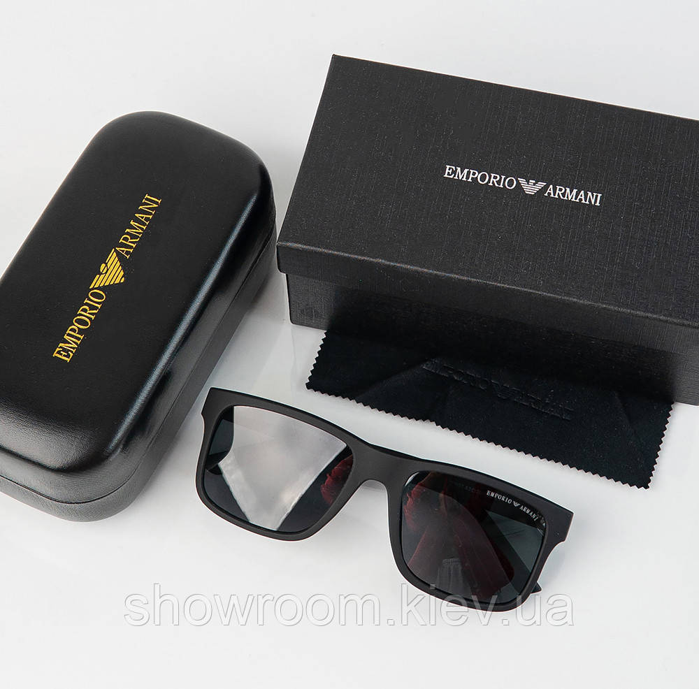 Чоловічі сонцезахисні окуляри з поляризацією Armani (709) Київ - фото 2