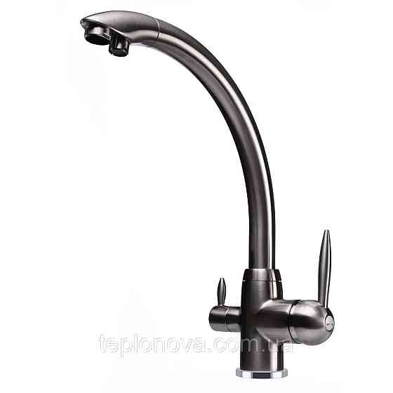 Смеситель для кухни под осмос Globus Lux LAZER GLLR-0777-8-STSTEEL Черновцы