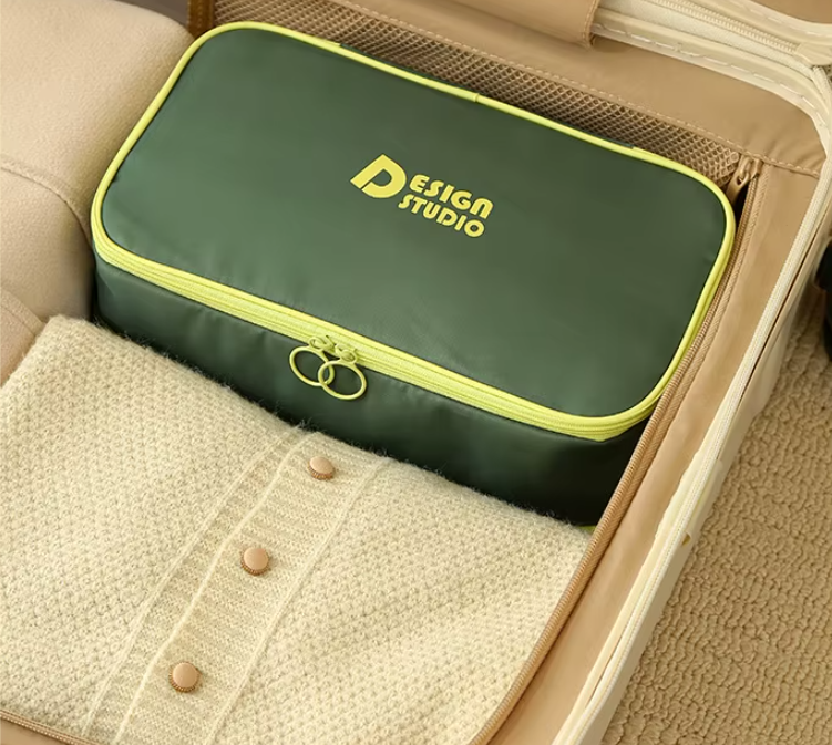 Сумочка для хранения нижнего белья,органайзер дорожный для путешествий,портативная сумка для белья,зелёная Каменец-Подольский - изображение 5