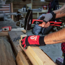 Молоток слюсарний 1 кг фібергласова гумова ручка 322мм Мукачево - фото 9