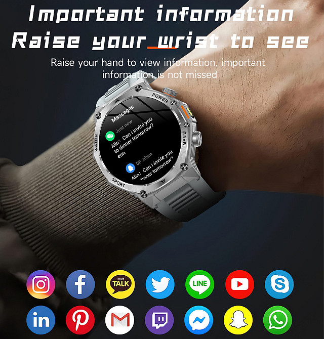 Розумний смарт-годинник Smart Surf X Pro Silver Steel (2 ремінці) Вінниця - фото 18
