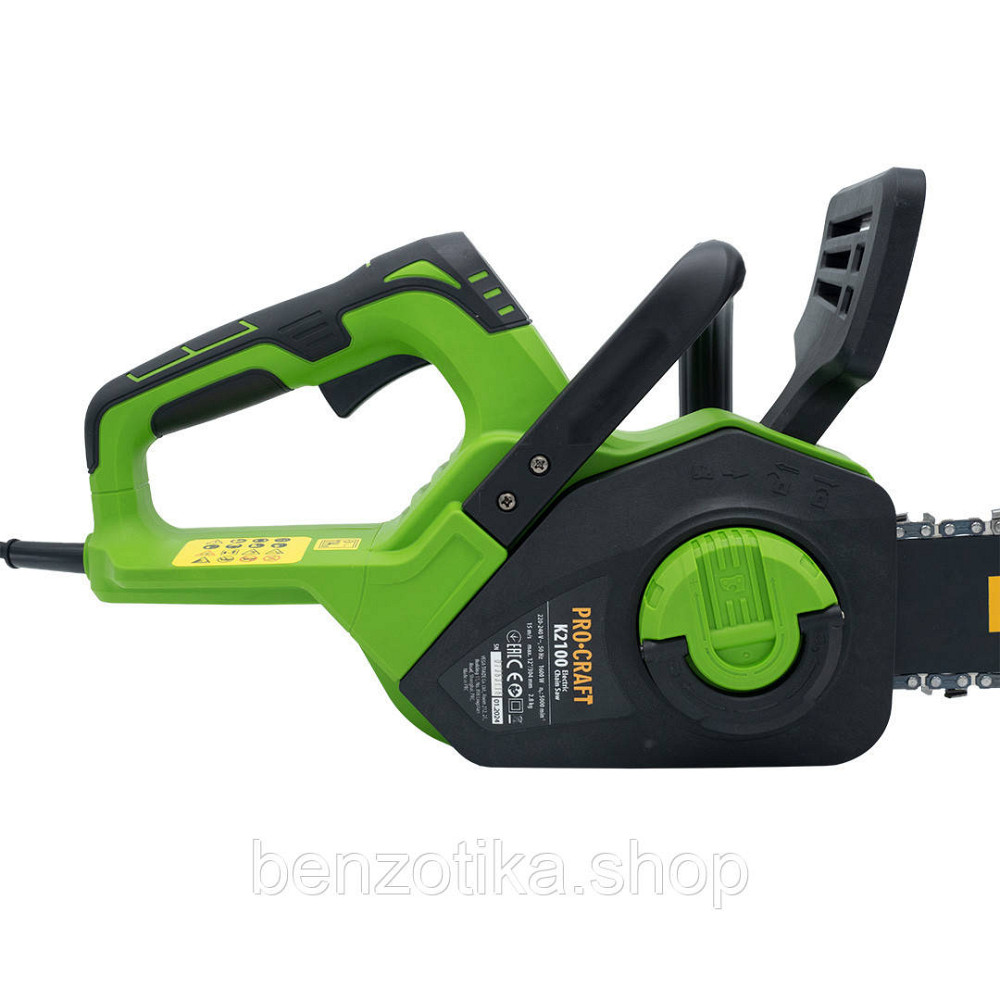 Ланцюгова безщіткова пила Procraft K2100 бічна Київ - фото 9