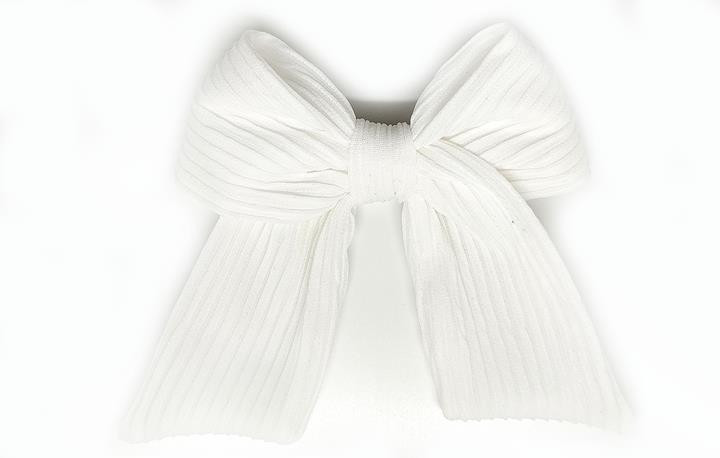 Шпилька для волосся Бант білий Київ - фото 1