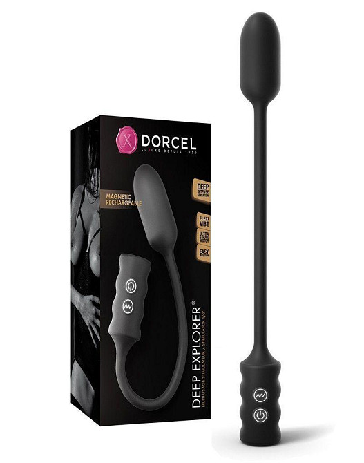 Виброяйце Dorcel Deep Explorer, підходить для вагінальної та анальної стимуляції, потужне Sex Aura Київ - фото 1