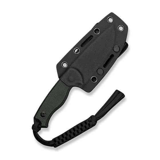 Нож фиксированный тактический Civvi Timberbark, (8.1 см) 14C28N / Micarta темно-зеленый Киев