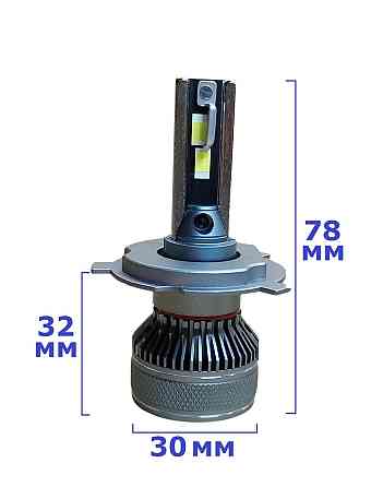 Комплект світлодіодних ламп BAXSTER PL Power Light H4 (P43t) Canbus 6000K 12V Харків