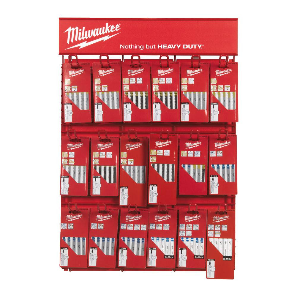 Вітрина полотен для лобзиків RED RACK MILWAUKEE (18 наборів) Одеса - фото 1