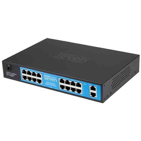 Облачно управляемый гигабитный 19-портовый PoE-коммутатор SEVEN GPS316 Киев